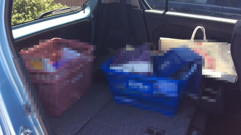 内装後方シート