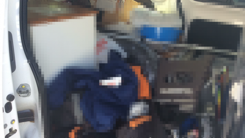 内装後方シート