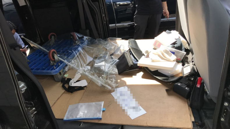 内装後方シート