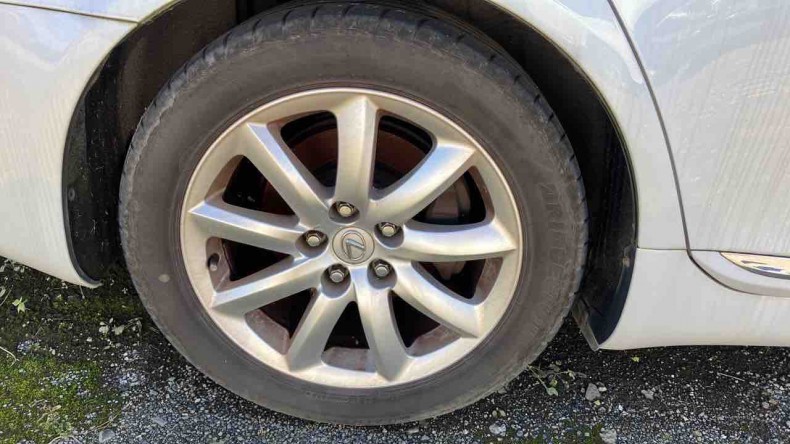 タイヤホイール後