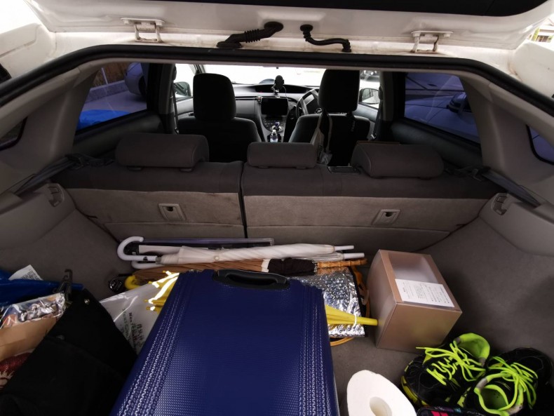 内装後方シート