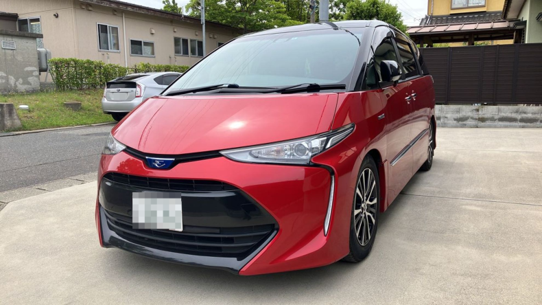 トヨタ エスティマハイブリッドの売買実績画像