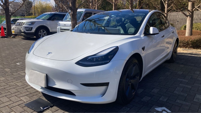 テスラ モデル３の売買実績画像
