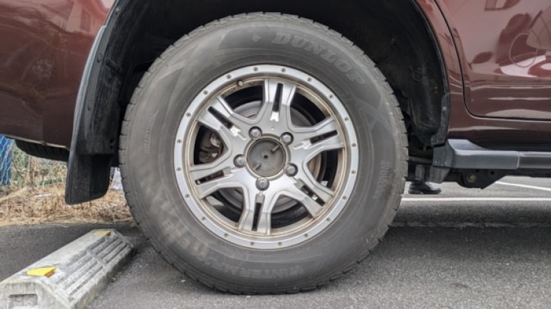 タイヤホイール後