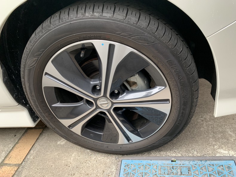 タイヤホイール後