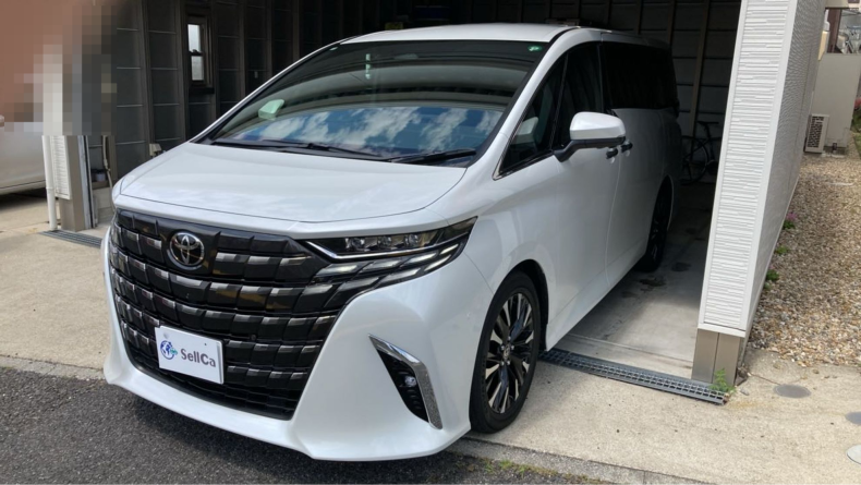 トヨタ アルファードハイブリッドの売買実績画像