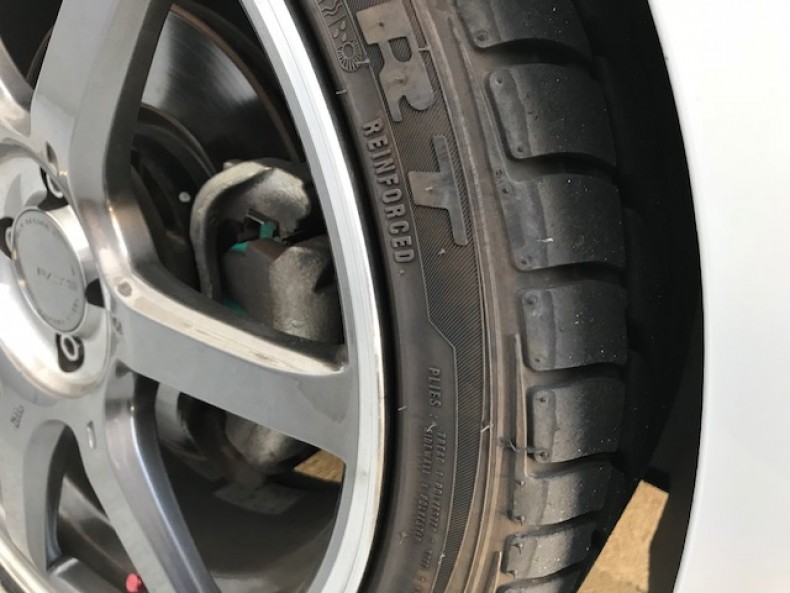 タイヤホイール後