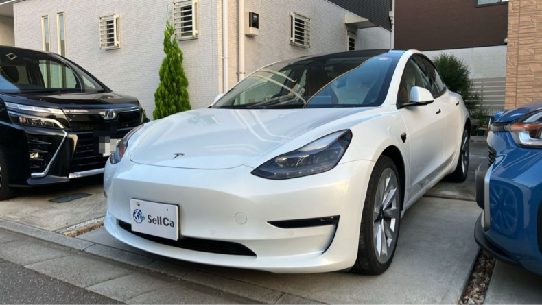 テスラ モデル３の売買実績画像