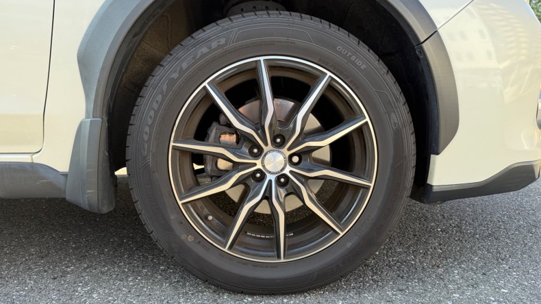 タイヤホイール前