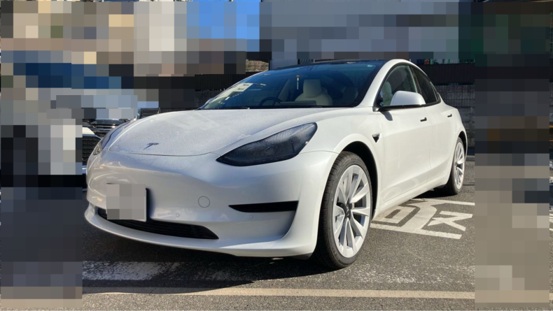テスラ モデル３の売買実績画像