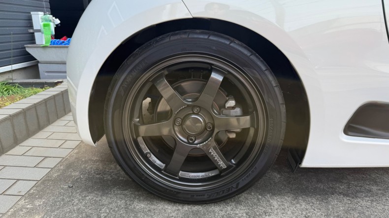 タイヤホイール後