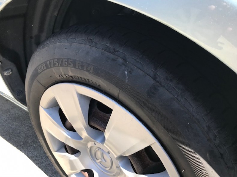 タイヤホイール後