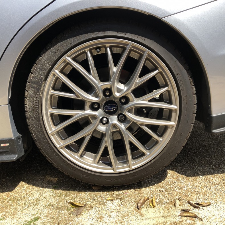 タイヤホイール後