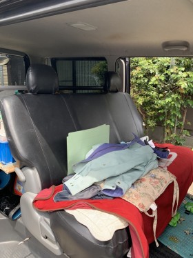 内装後方シート