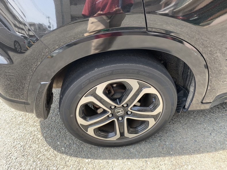 タイヤホイール後