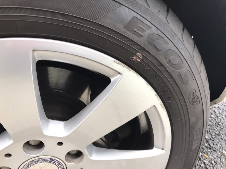 タイヤホイール後