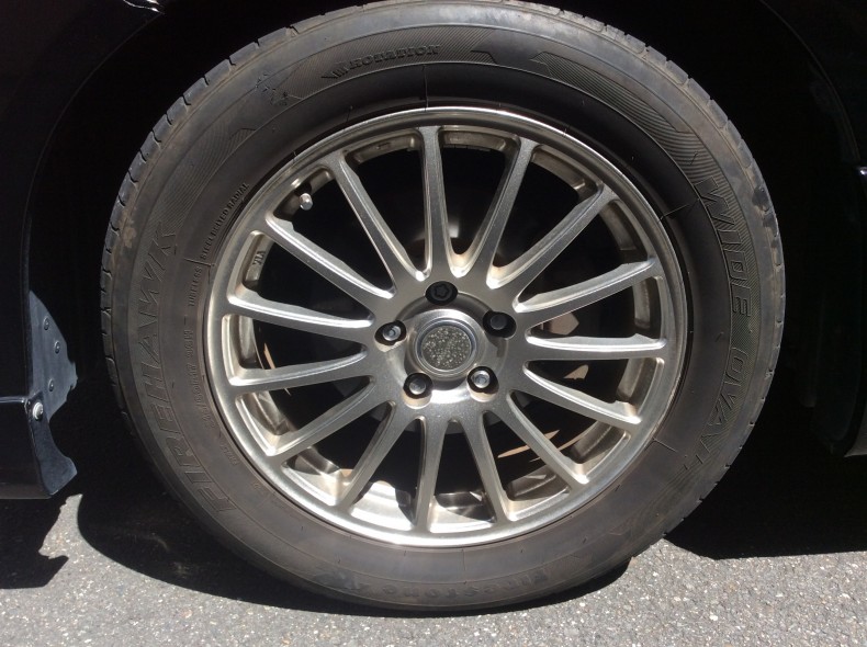 タイヤホイール後