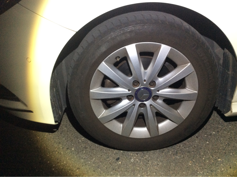 タイヤホイール後