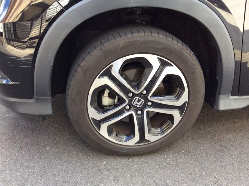 タイヤホイール前