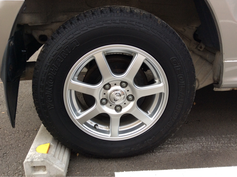 タイヤホイール後