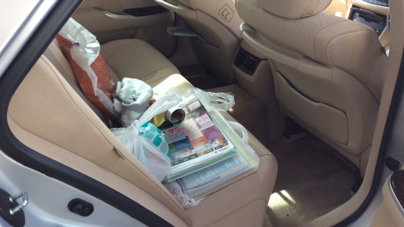 内装後方シート