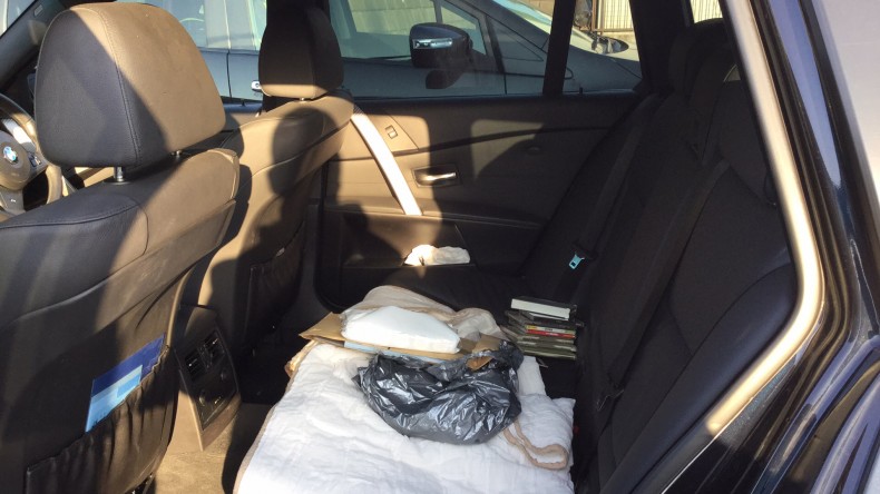 内装後方シート