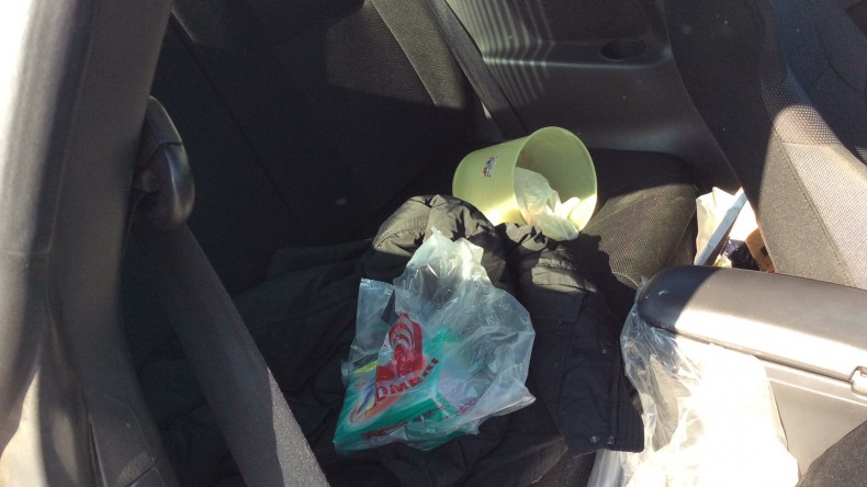 内装後方シート