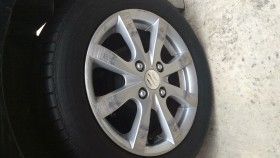 タイヤホイール前