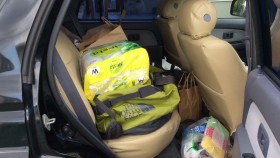 内装後方シート