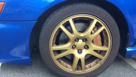 タイヤホイール前