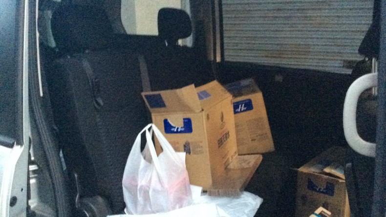 内装後方シート