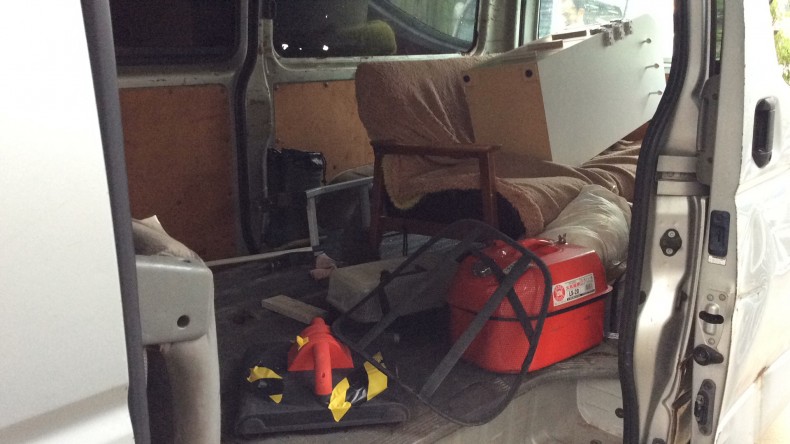 内装後方シート