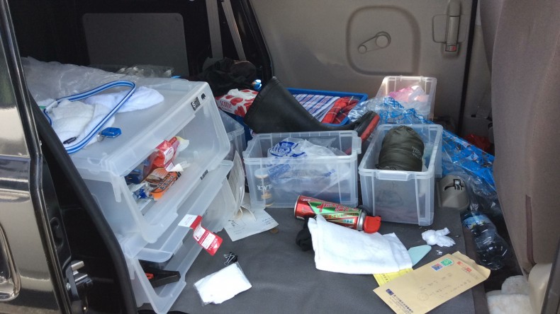 内装後方シート