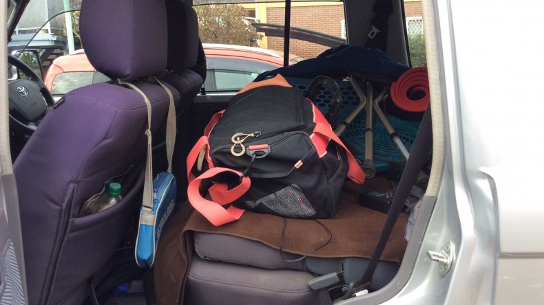 内装後方シート