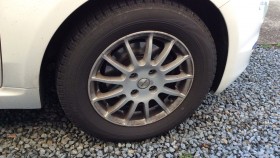 タイヤホイール前