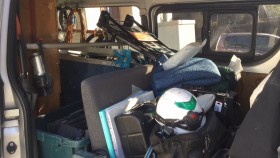 内装後方シート