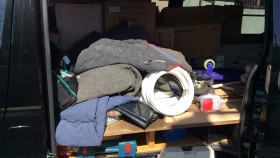 内装後方シート