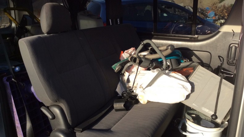 内装後方シート