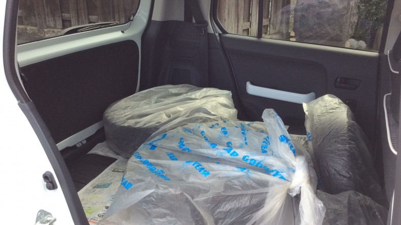 内装後方シート