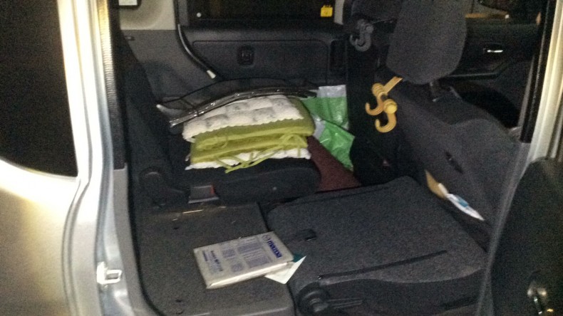 内装後方シート