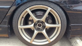 タイヤホイール前