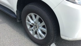 タイヤホイール前