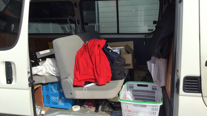 内装後方シート