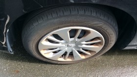 タイヤホイール前