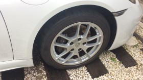 タイヤホイール前