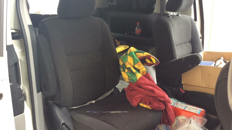 内装後方シート