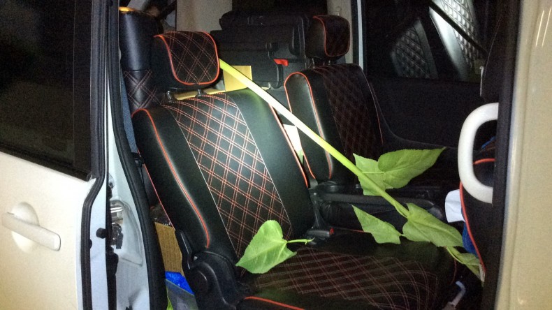 内装後方シート