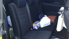 内装後方シート