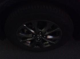 タイヤホイール前