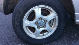 タイヤホイール前